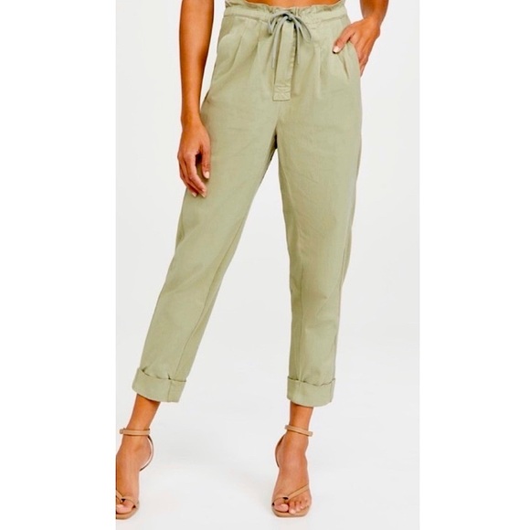 Alice + Olivia Pants - Alice & Olivia Liliana Cuff Paperbag-Waist Pants –– NWT